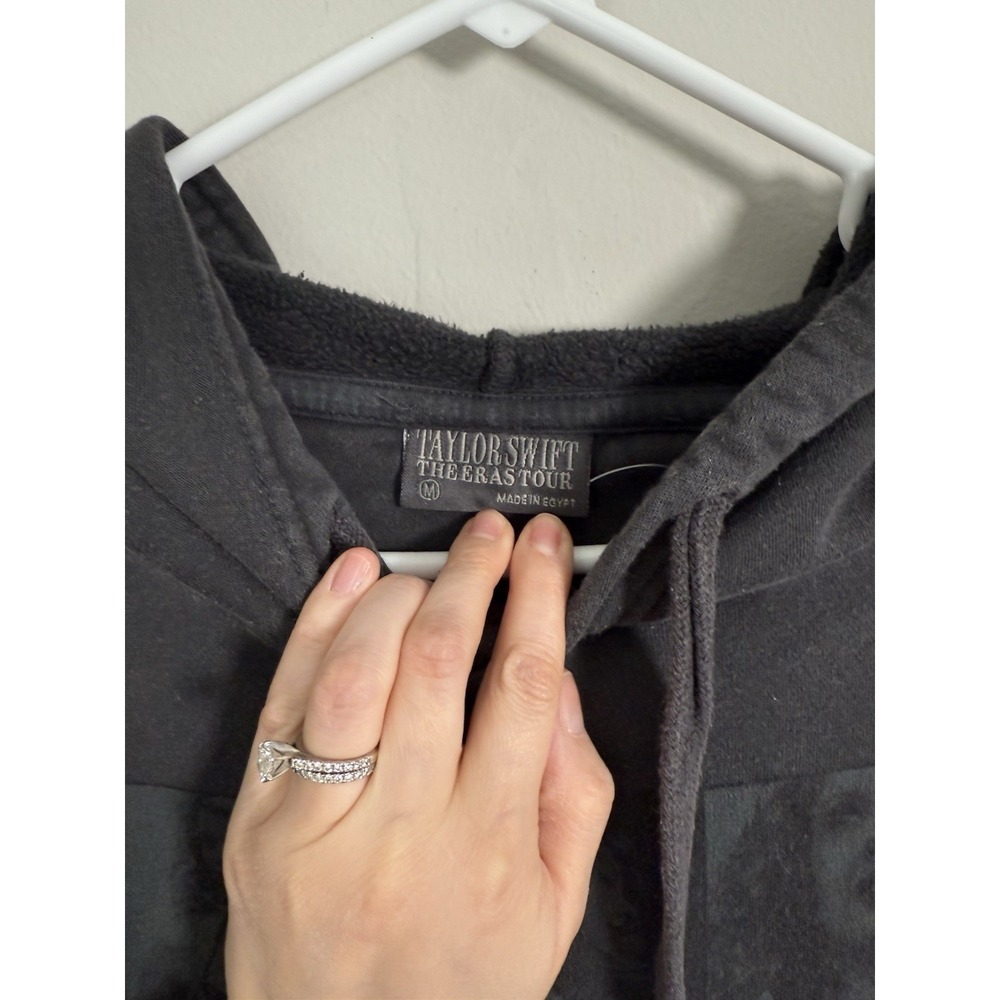 Taylor Swift The Eras Tour Hoodie Gray Black Sz M Official Concert Merch Collage - Picture 6 of 10